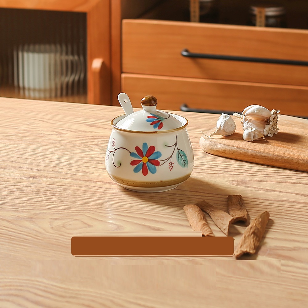 Title 2, Household Salt Pot With Cover Kitchen Japanese ...