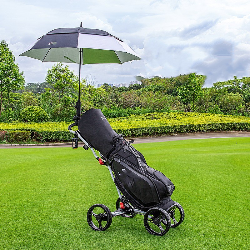 Golf Course Cart Four Wheel Aluminum Alloy Foldable With Umbrella Rack — foto 5