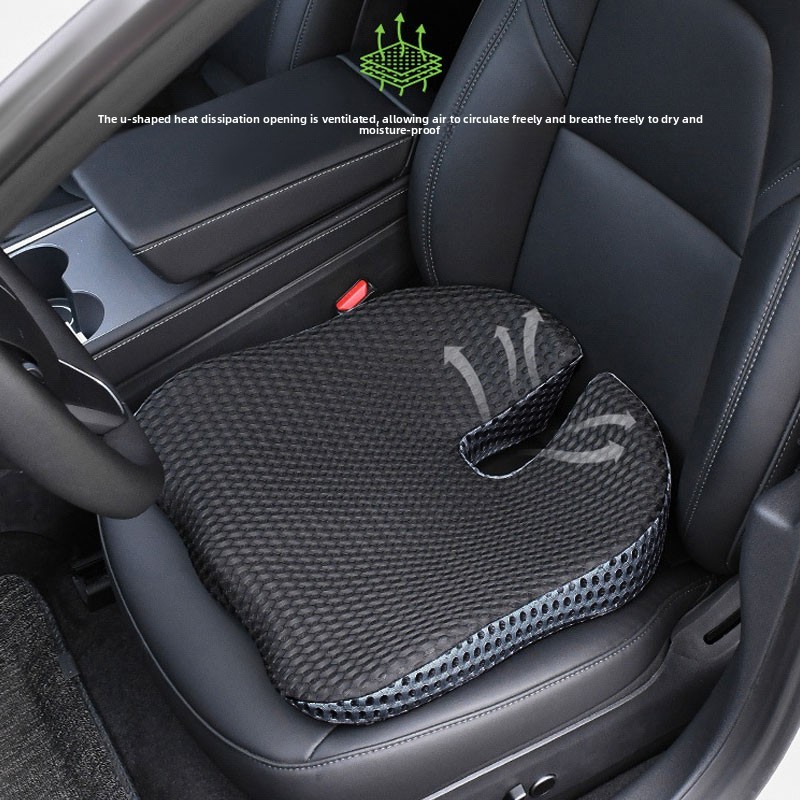 Universal Memory Foam Car Seat Cushion Driving Pain Relief Driver Booster Pad