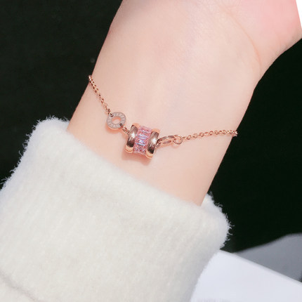Rose Gold Personality Four-leaf Clover Bracelet
