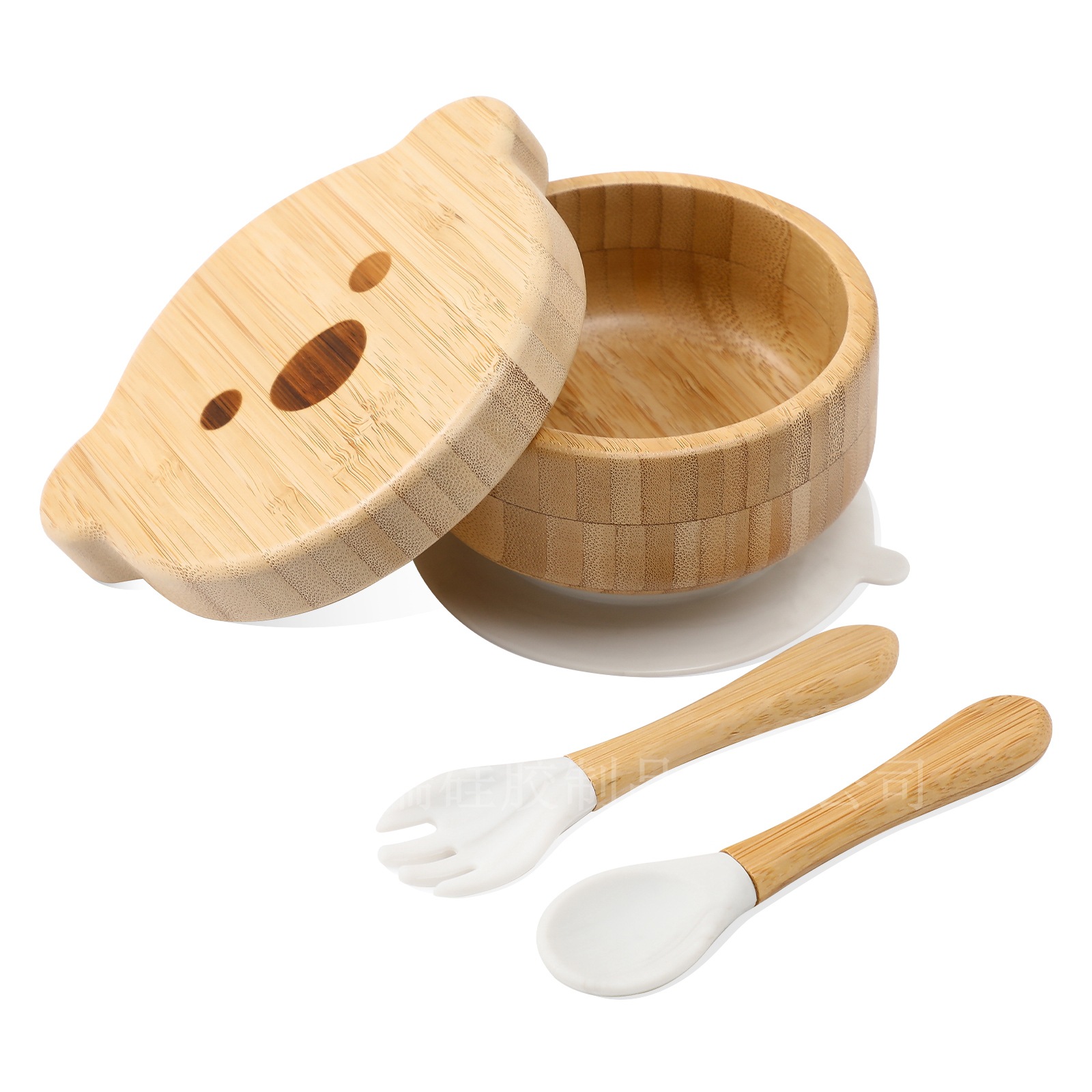 ff0df9c5 15a3 4081 a95a a2b93fbfc451 - Baby Bamboo And Wood Supplementary Food Bowl Training Meal