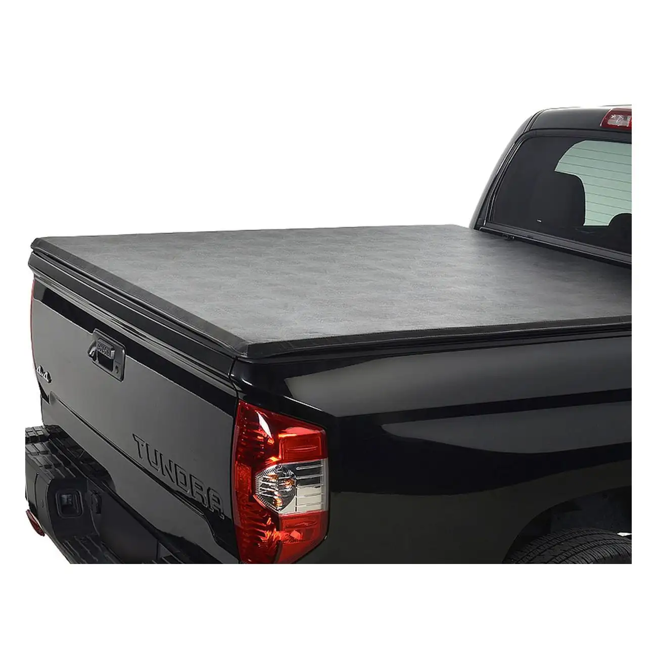 Black Soft Vinyl Lock & Roll-Up Tonneau Cover Assembly Fit 14-21 Tundra 6.5' Bed--A80034-1265T