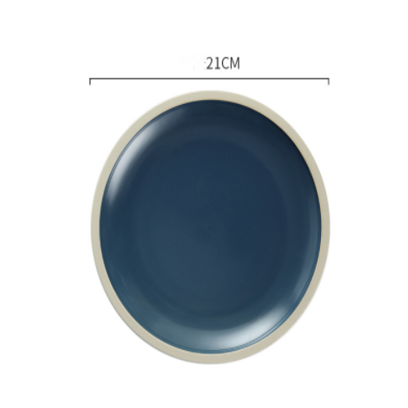 Title 8, Morandi Ceramic Matte Western Dinner Plate Hous...