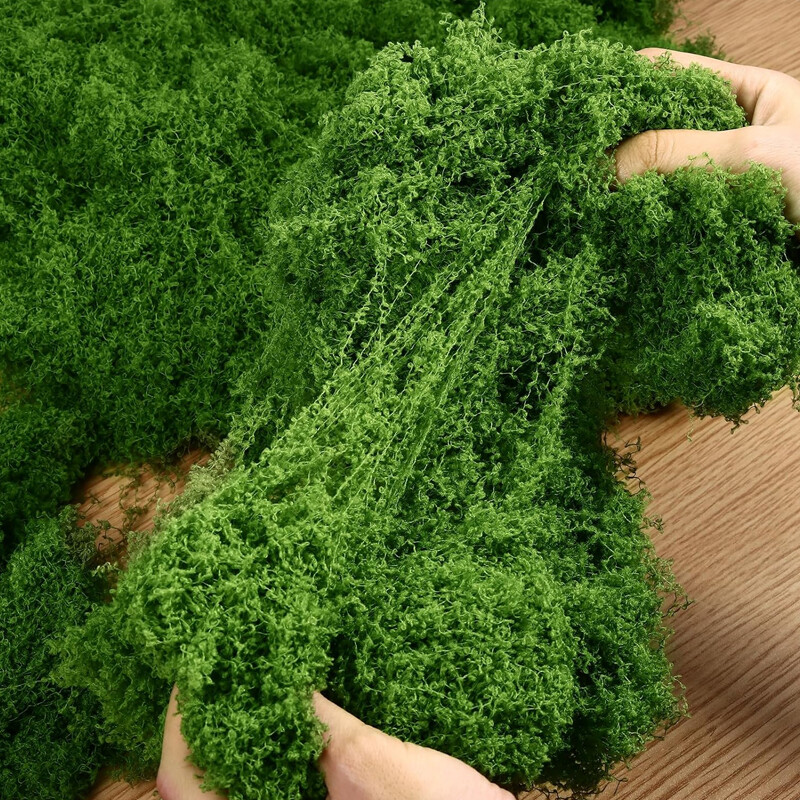 Artificial Green Moss Micro Landscape Fake Garden Crafts Home Decor — image 10
