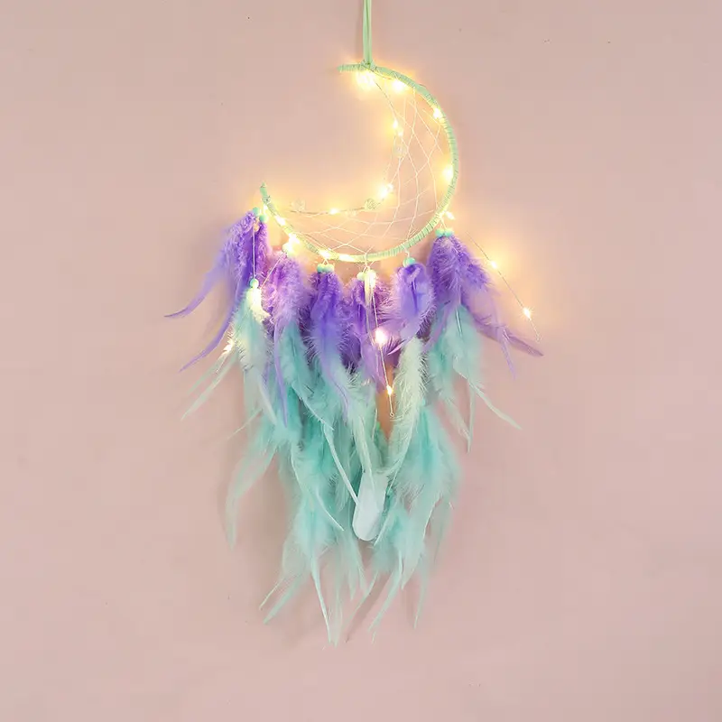 Dream Catcher Ornaments Feather Pendant Wind Chimes
