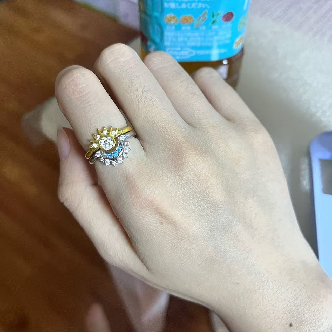 Bague Soleil et Lune — vue 6