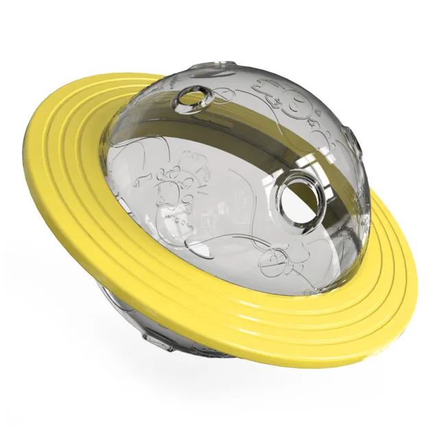 Dog Interactive Food Leaking Dispensing Treat Ball For Small Large Dogs Improve IQ Training Toy Puppy Slow Feed Dachshund Toy Yellow - Shop at LoveMi