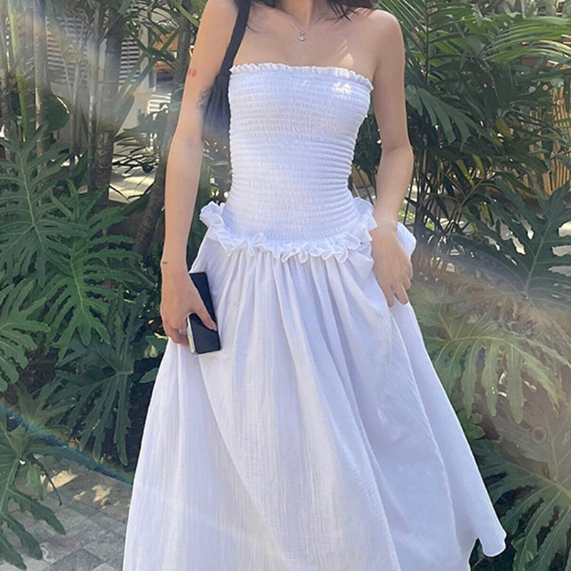Black One-Shoulder Women's Midi Dress for Homecoming - color option