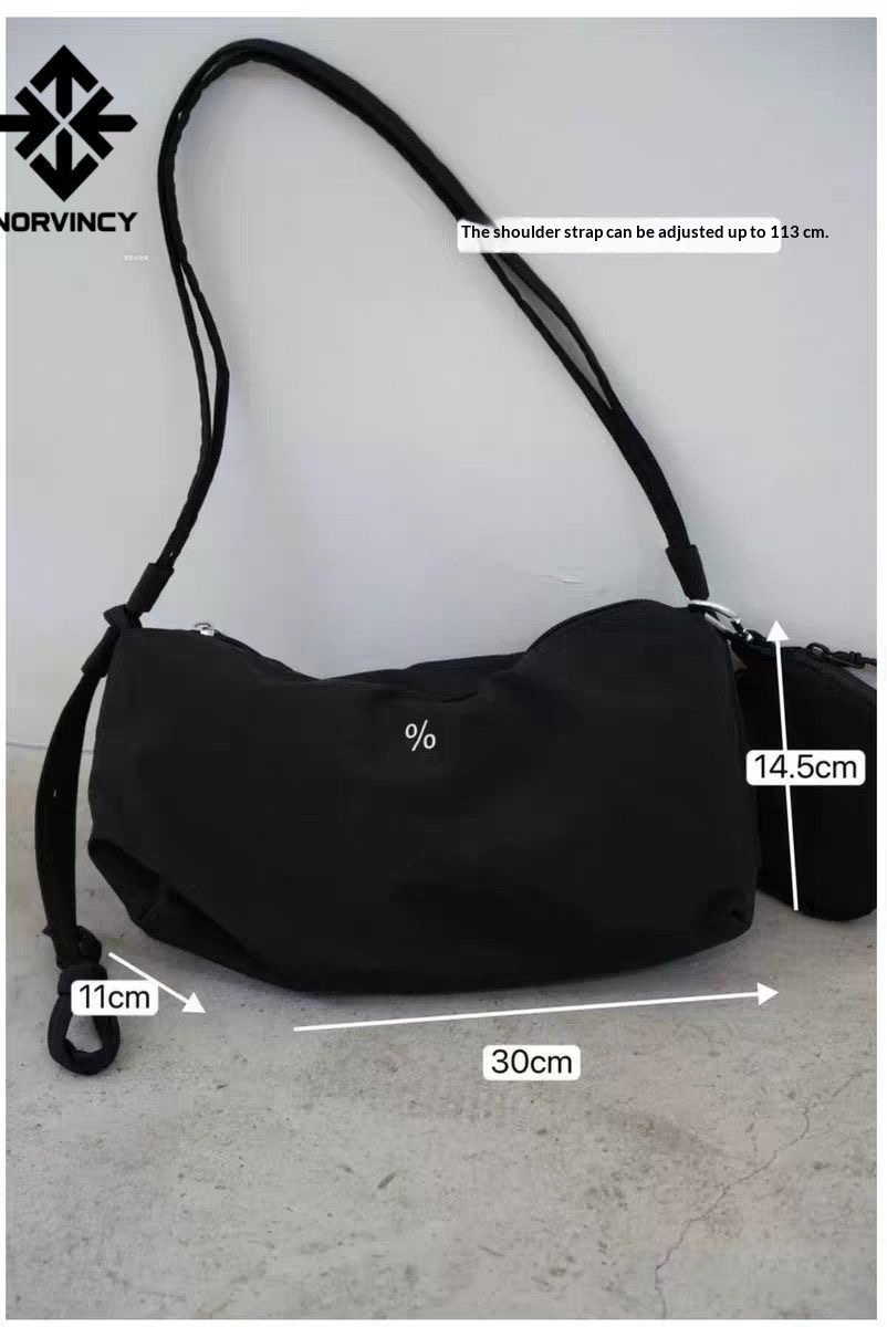 26SS Super Beautiful Soft Box Bag, High-quality Niche Minimalist Style Shoulder Bag, Crossbody Bag, Lightweight Small Bag - Black