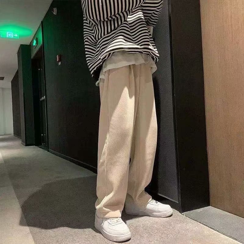 Men's Fashion Casual Corduroy Straight Pants