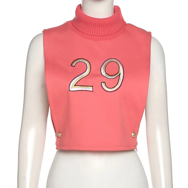 Women's New Fashion Embroidered Hollow Loose Pullover Top Rose Red - Shop at LoveMi