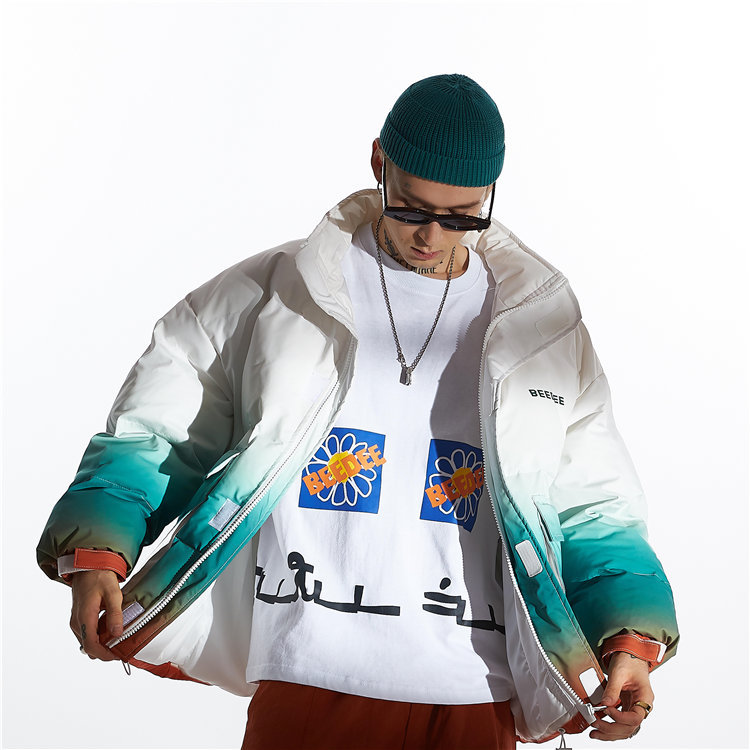 Positioning Printed Three-dimensional Pocket Cotton-padded Clothes