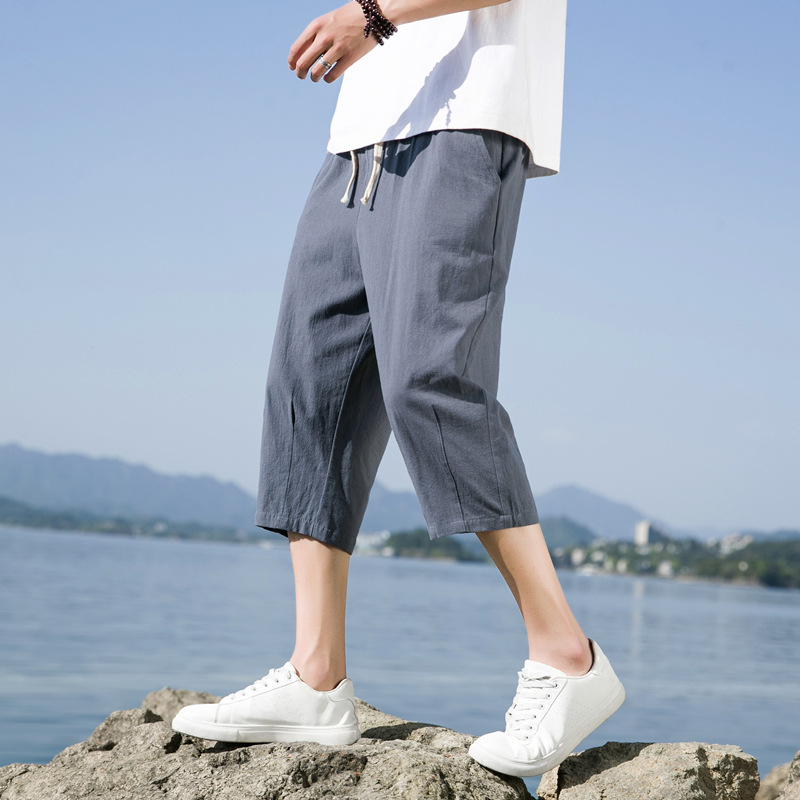 Title 7, Heren Casual Broek Grote Maat Japanse Losse Nie...