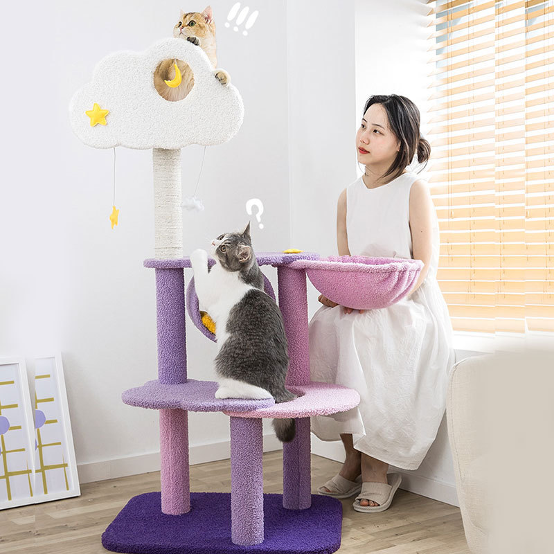 Title 14, Large Cat Scratch Board Jumping Platform Toy Pr...