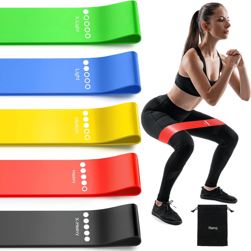 5 Pack Resistance Bands Set Exercise Bands For Strength Training Yoga And Home Workouts product image