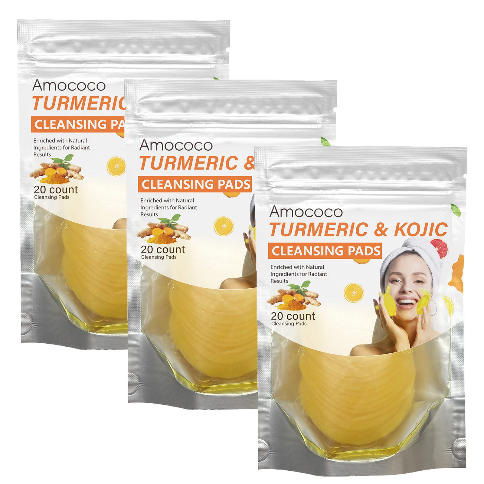Only Supports Self Pickup With Waybill Amococo Turmeric & Kojic Cleansing Pads...
