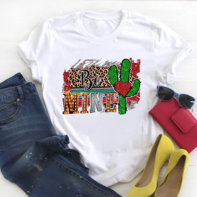 Personalized English Letters Couple Men's And Women's T shirts 5 Style - Shop at LoveMi