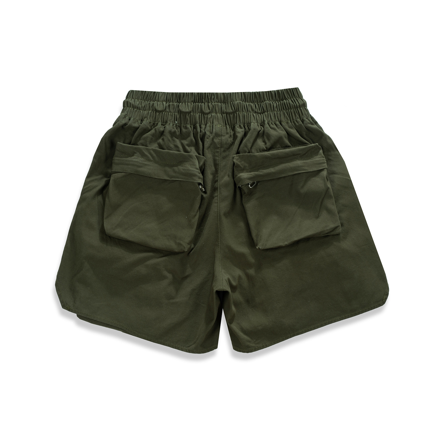 Title 8, Mens Washed Military Green Work Shorts. Durabl...