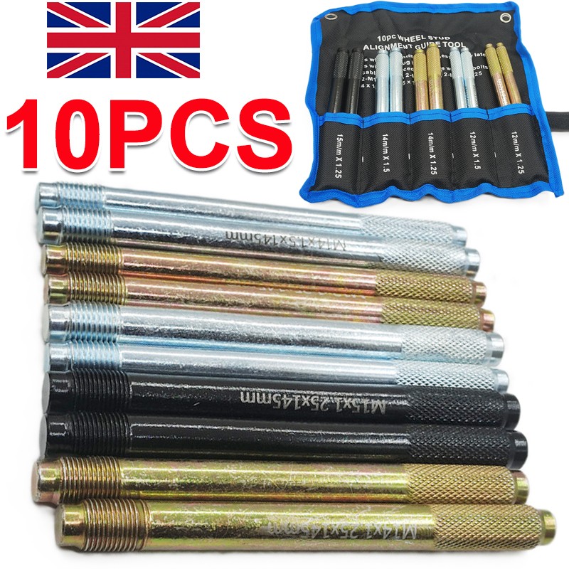 10X Steel Wheel Alignment Pin Hanger Positioning Guide Balancing Tool Kit — image 5