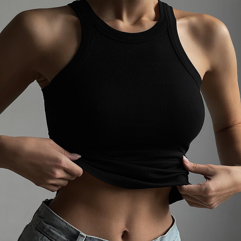 Sleeveless Spicy Girl Bottom Versatile Casual Tank Top