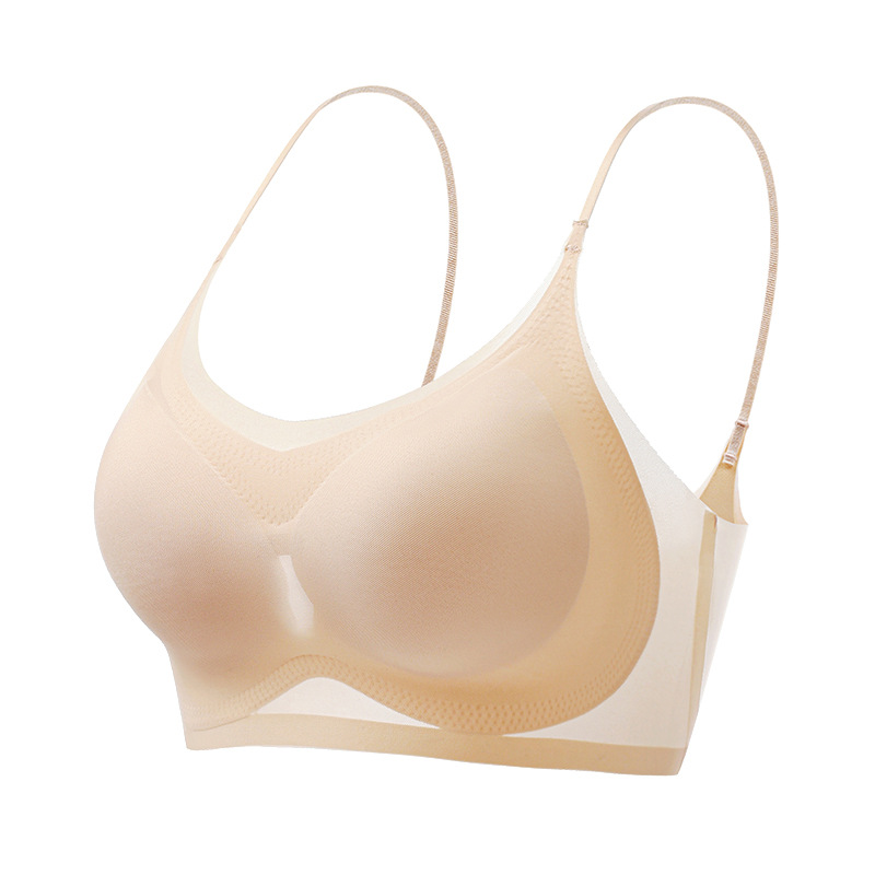 Title 1, Ultra-thin Cool Gauze Bra Beauty Back Sling Und...