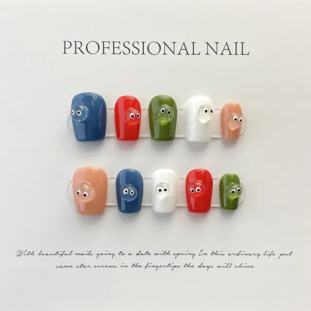 Fake Nails Removable Finished Patch Phototherapy M - Shop at LoveMi