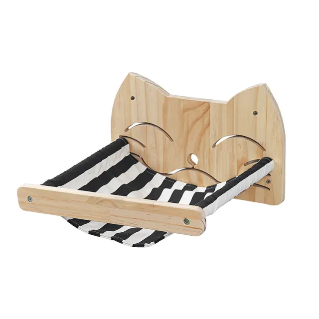 Pine Wood Cat Climbing Frame Cat Wall Hammock Staircase Room Space Capsule Cat Toy - Shop at LoveMi