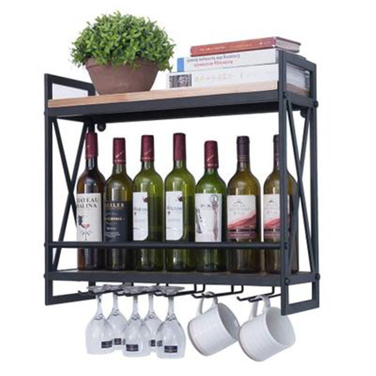 Title 3, Solid Wood Wall-mounted Wine Rack