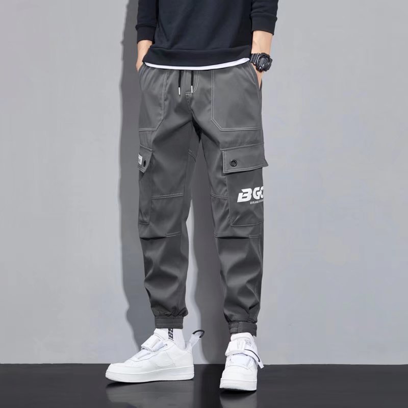 Men's Spring New Loose Trend Hip Hop Casual Trousers