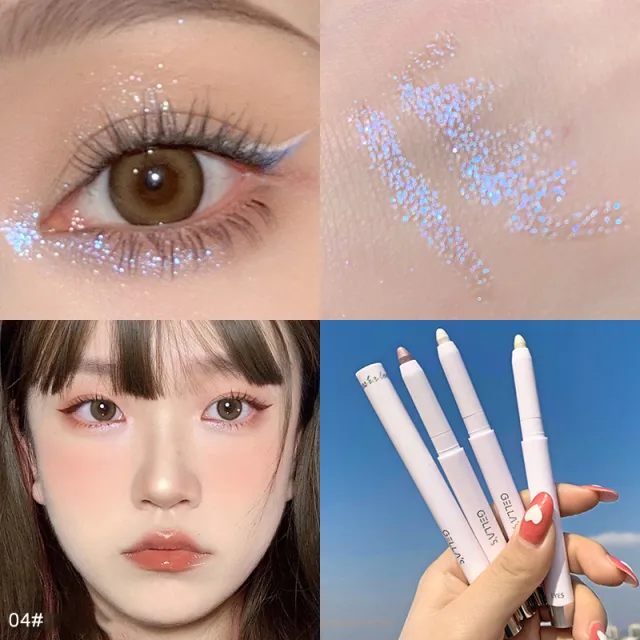 Gella's Star Eye Bright Color Dot Crystal Single Headed Silkworm Pen 4Blue Galaxy - Shop at LoveMi
