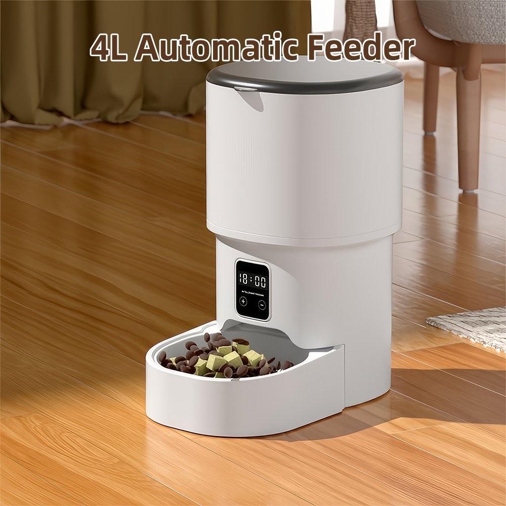 4L Pet Cat Feeder Automatic With Timer Food Dispenser For Dog Feeding — image 8