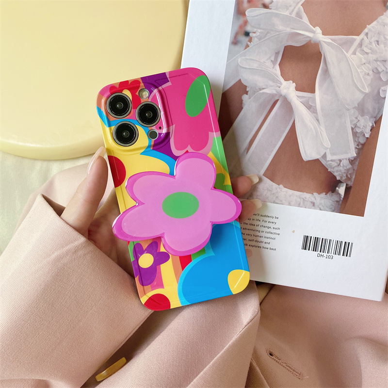 Ins Wind Flower Phone Case Bracket - Image 4