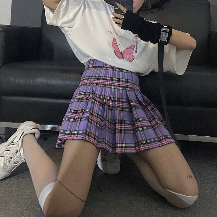 Women's Vintage High Waist A-Line Skirt