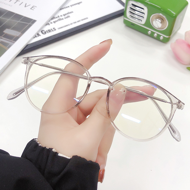 Anti-blue Light Mirror Super Light Blush Cold Tawny Glasses - Image 6