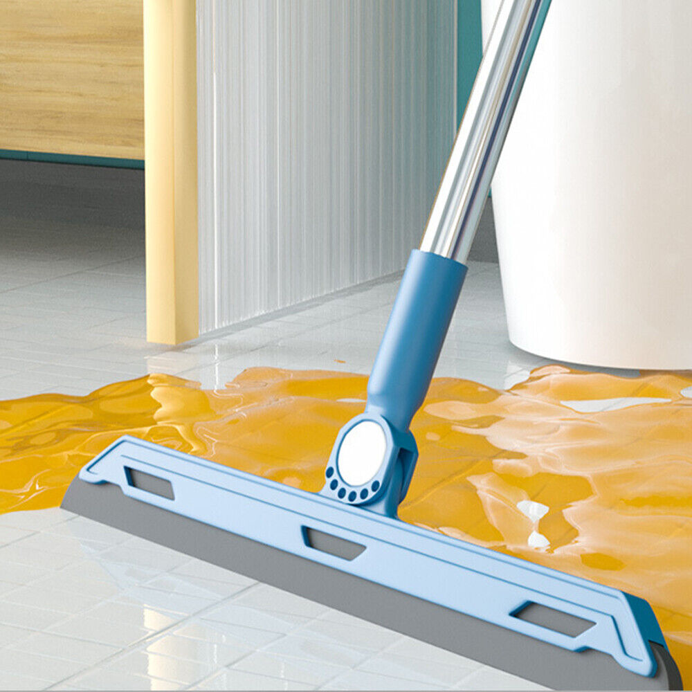 Long Handled Dustpan And Brush Set Strong Metal Handle Dust Pan & Broom Sweeper