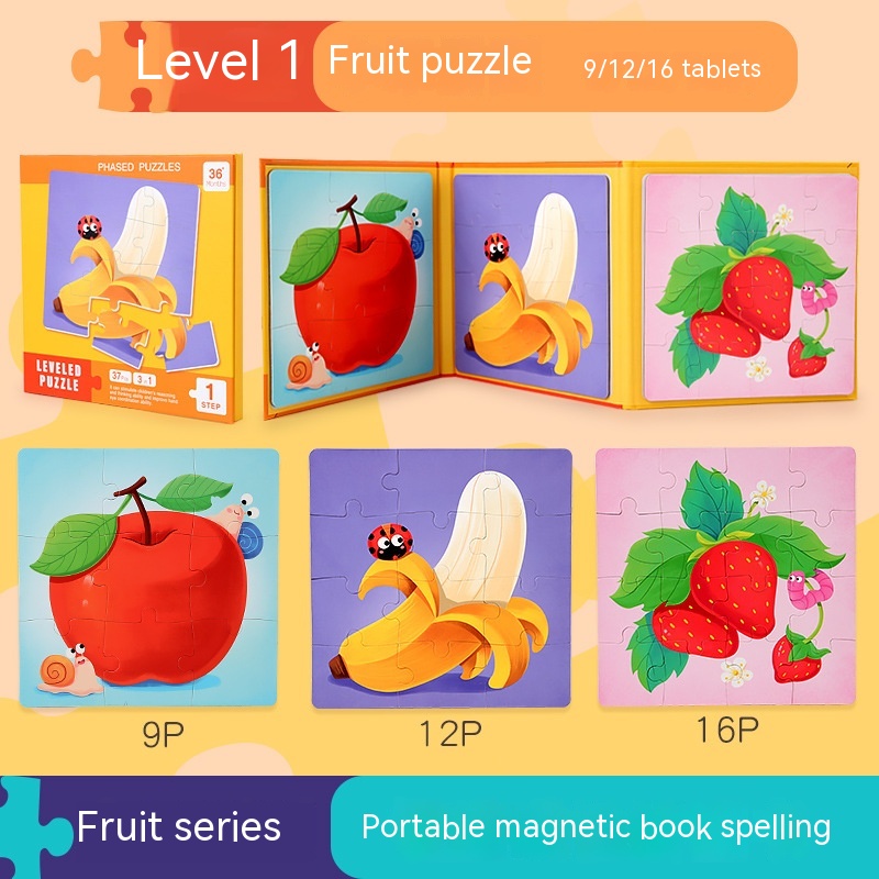 Magnetic Puzzle Fruit