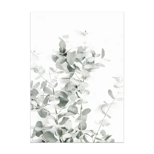 Nordic Small Plant Decoration Painting Canvas