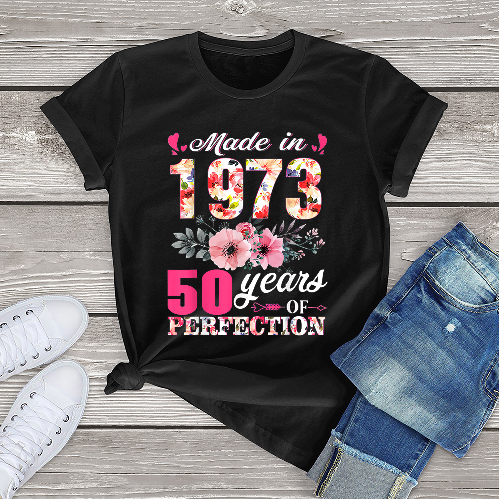 Vintage Retro 1973 Limited Edition Summer Fashion T Shirt