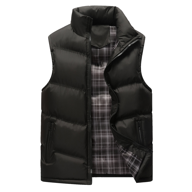 Men's Warm Down Quilted Vest Sleeveless Jacket Outwear - Treasure supply