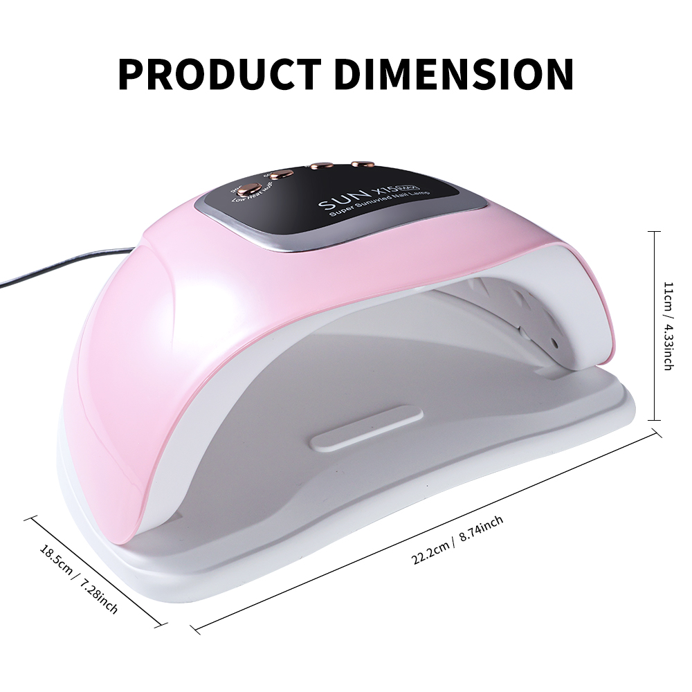 UV LED Nail Lamp, Professional Nail Dryer For Gel Polish Curing - 4 Timer Settings, Fast Drying For Fingers And Toes, Home Salon Manicure Light 3