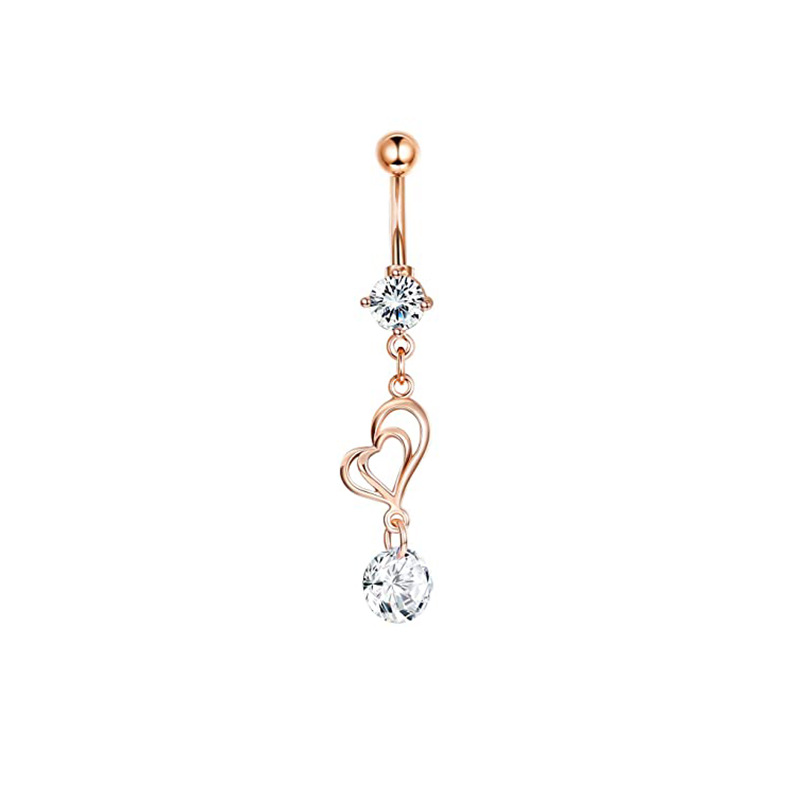 Title 4, Copper 6-piece Set Stainless Steel Zircon Strin...