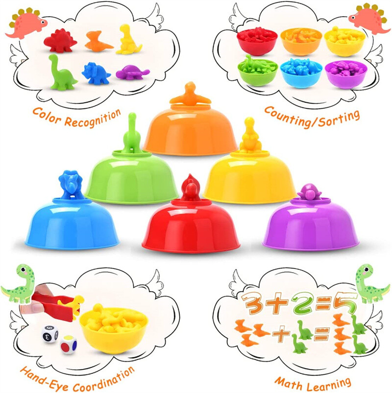 Dinosaur Set 58PCS With Plastic Drum — image 6