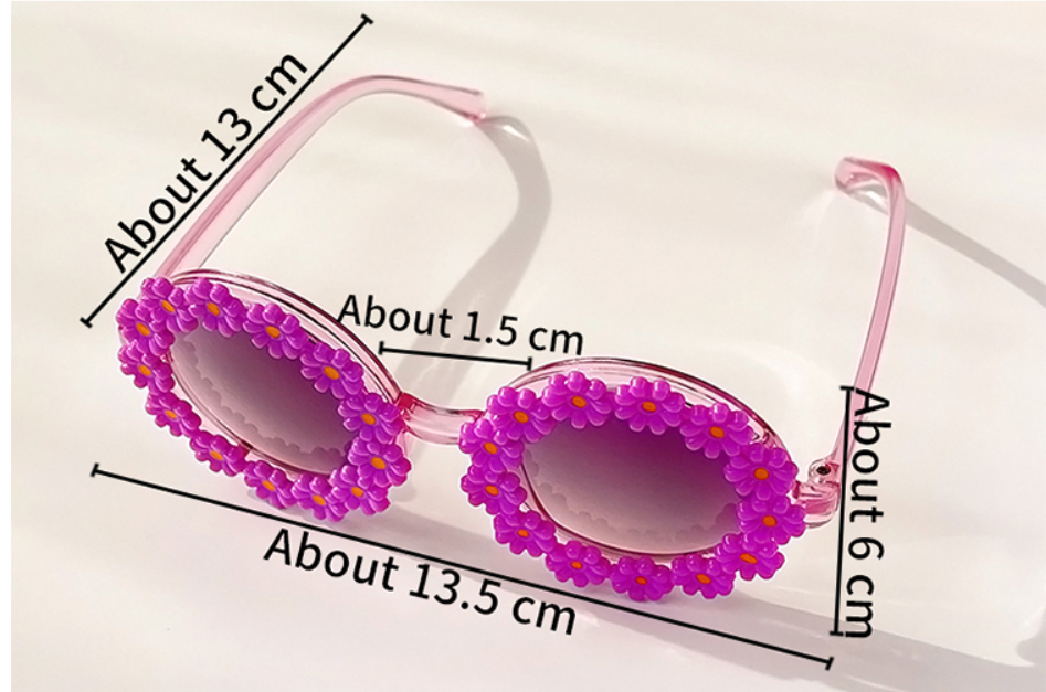 Title 1, Schattige kinder zonnebril met bloemen, UV-besc...