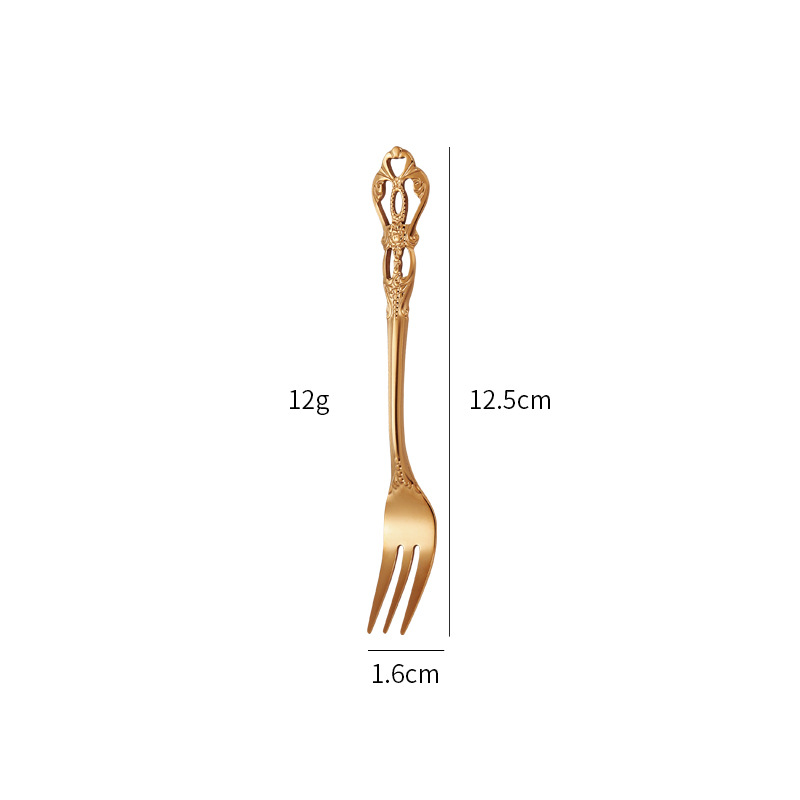 Rose gold little fork