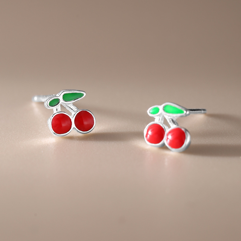 Title 2, 925 Sterling Silver Cherry Women