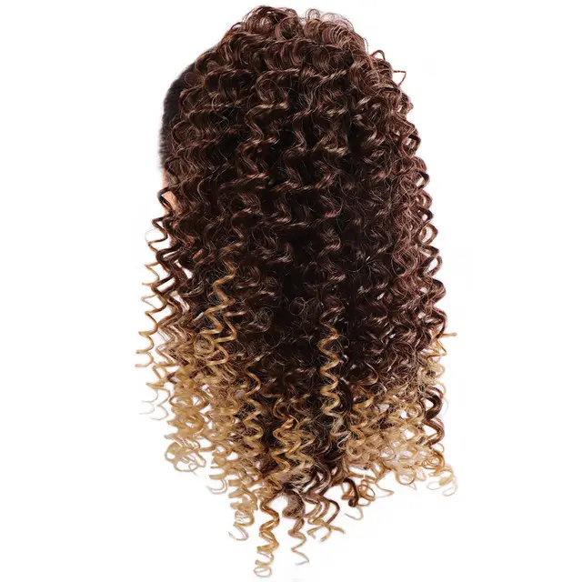 Women's Faux Ponytail Short Wig Head Cover