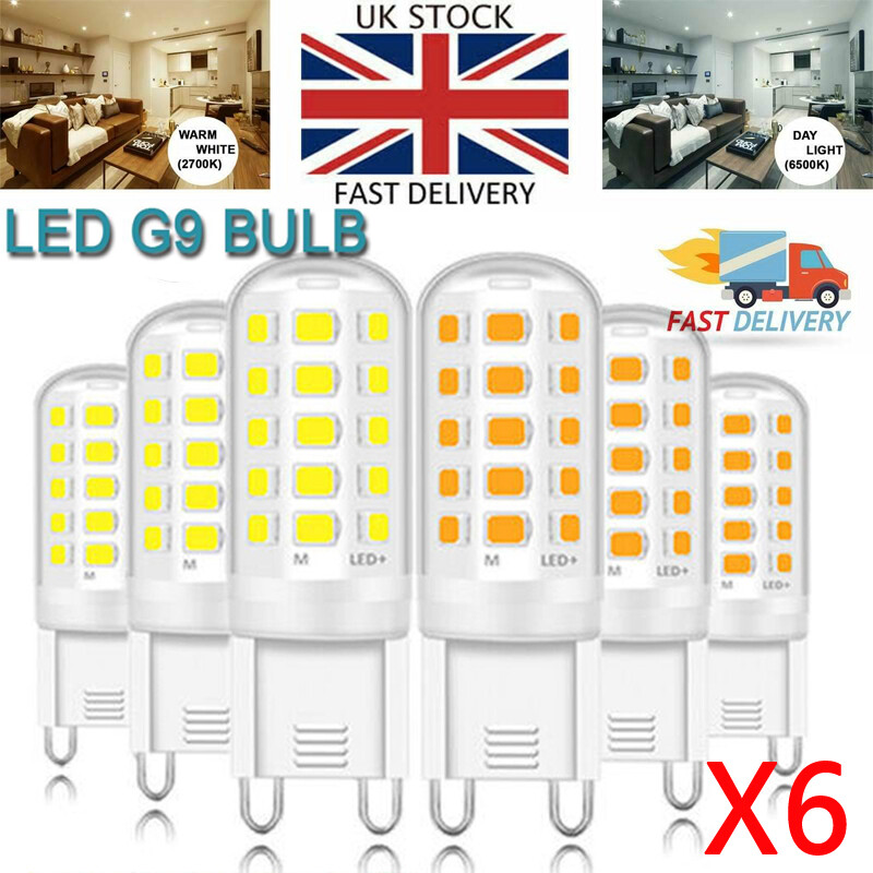 Warm White 3000K Actual 2700K,6x G9 LED Standard Light Bulbs Long Life Energy — image 12