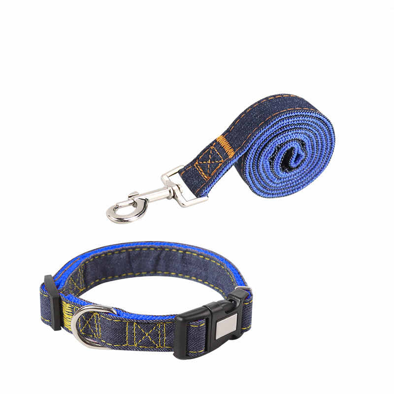 Blue rope collar