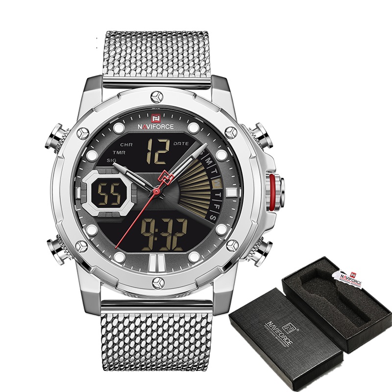 Fashion Double Display Men's Multi-function Waterproof Sports Watch Men's Watch