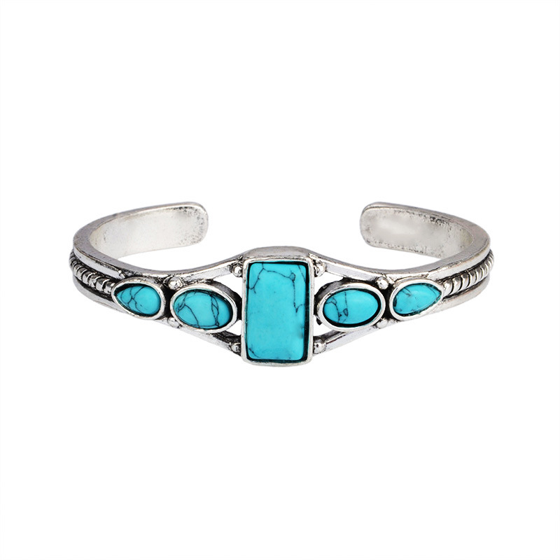 Carved Hollow Geometric Shape Bracelet Bracelet